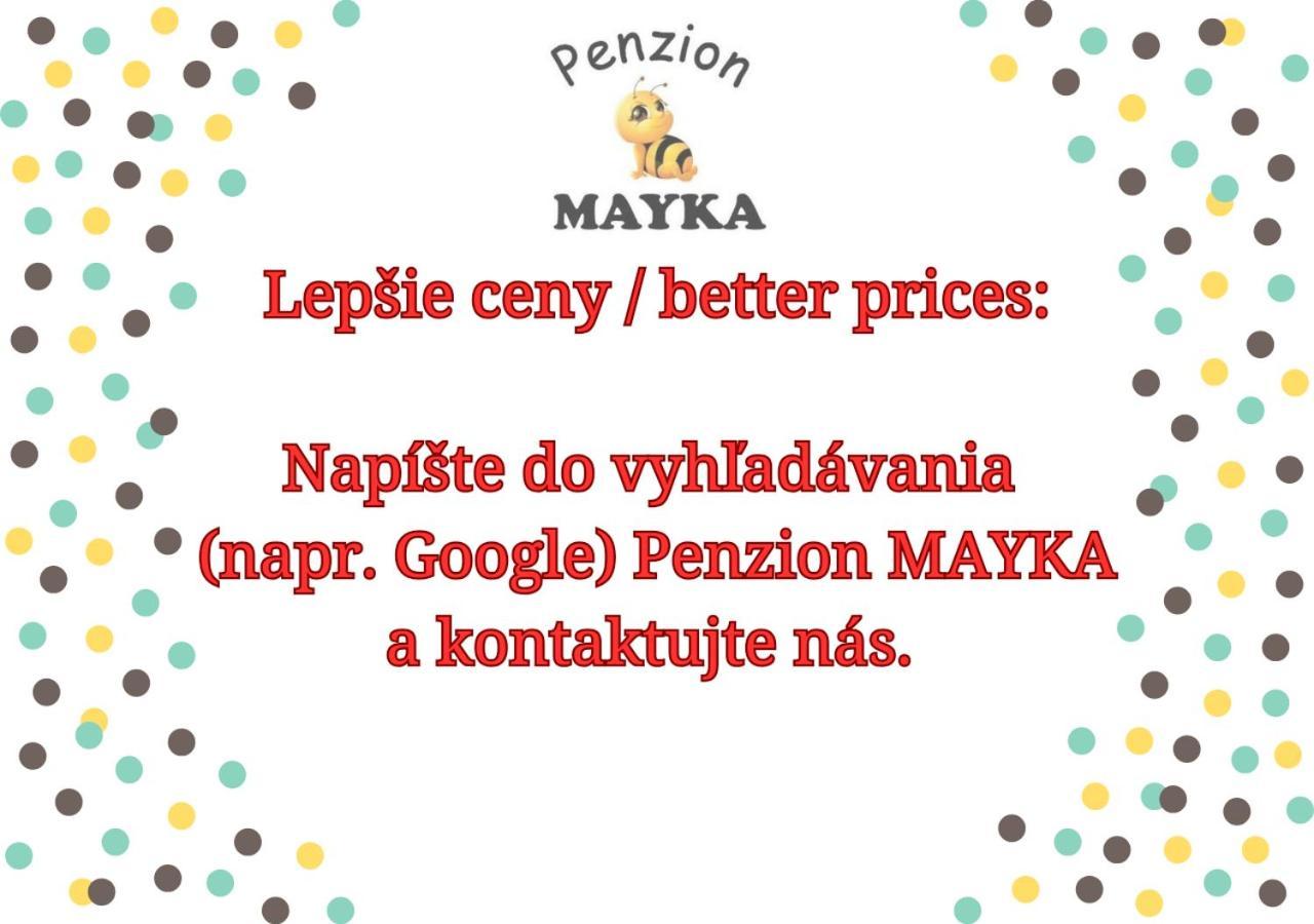 Penzion Mayka Hotel Hrabusice Bagian luar foto